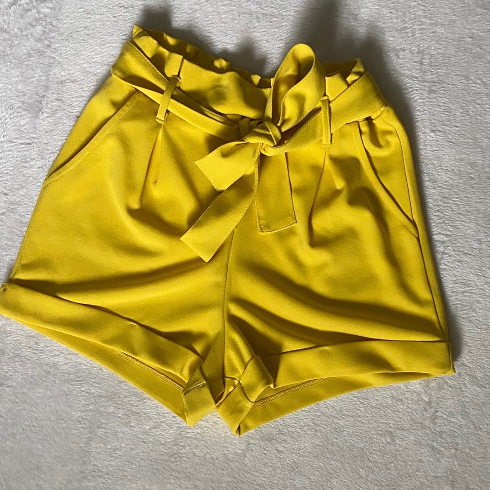 Yellow shorts